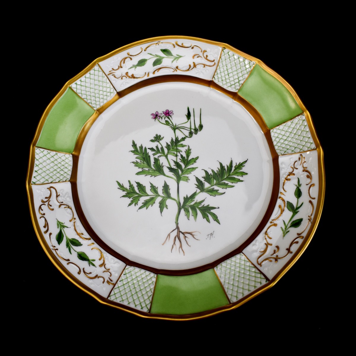2 Porcelain Luncheon Sets