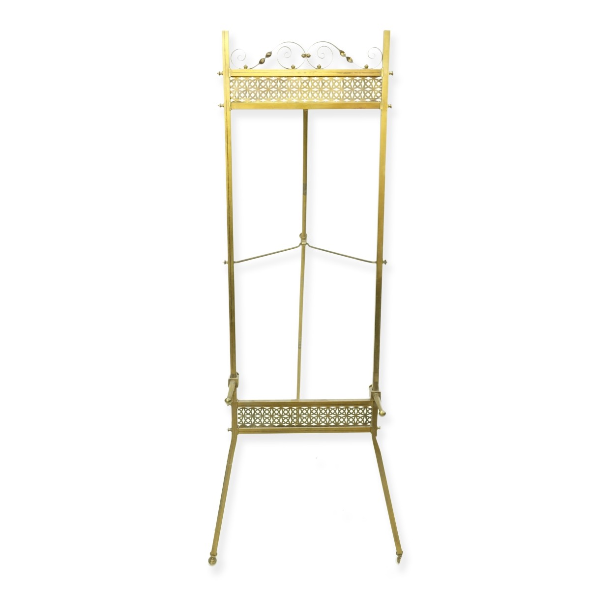 Brass Pierced Adjustable Easel