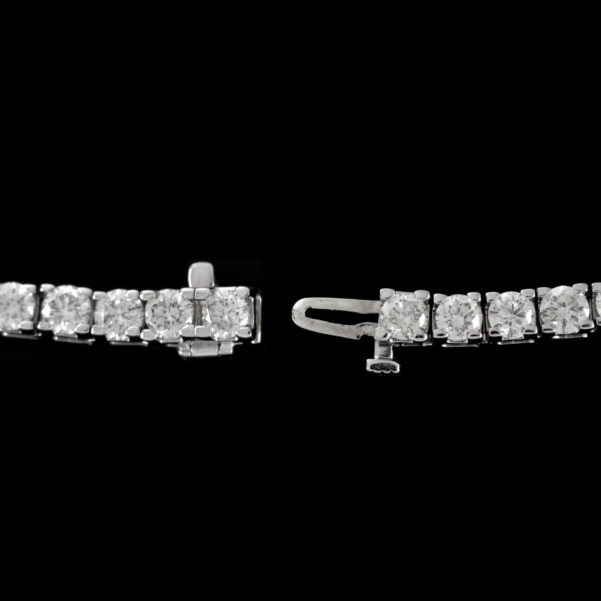 Vintage Diamond and 14K Line Bracelet