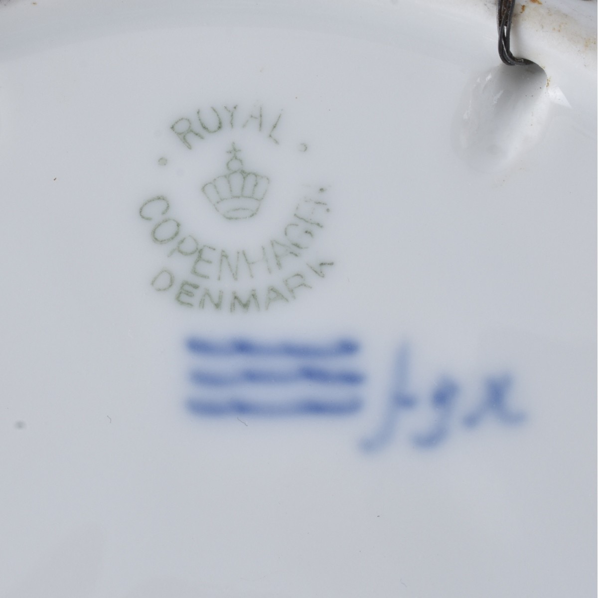Three (3) Antique Royal Copenhagen Plates