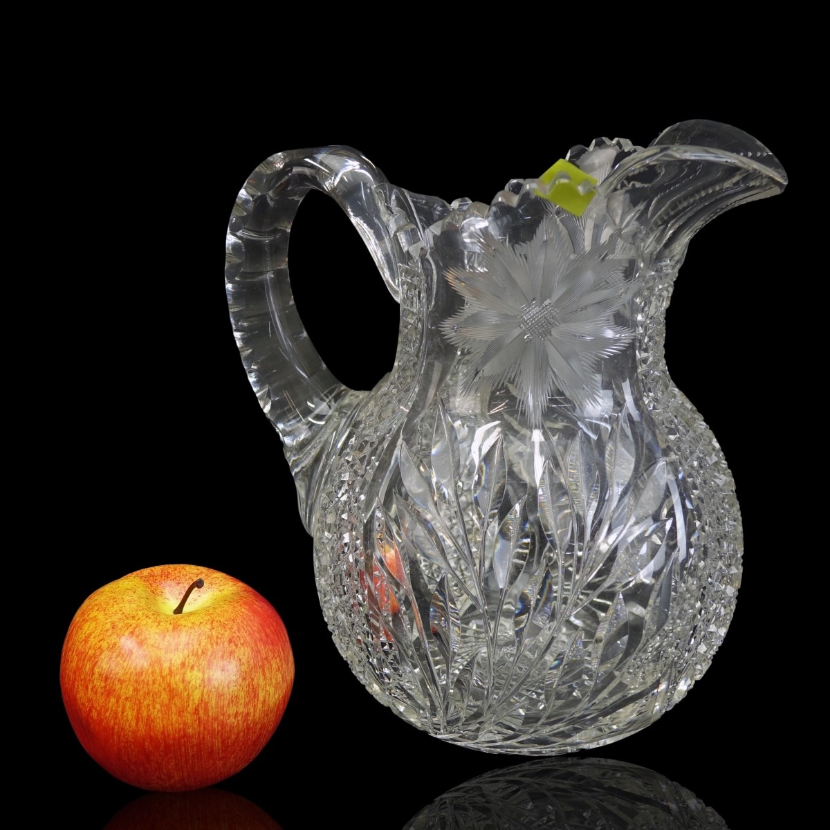 American Brilliant Cut Crystal Pitcher