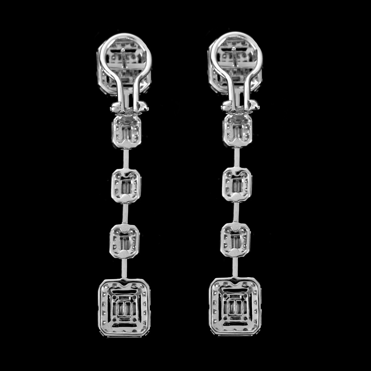 Diamond and 18K Earrings