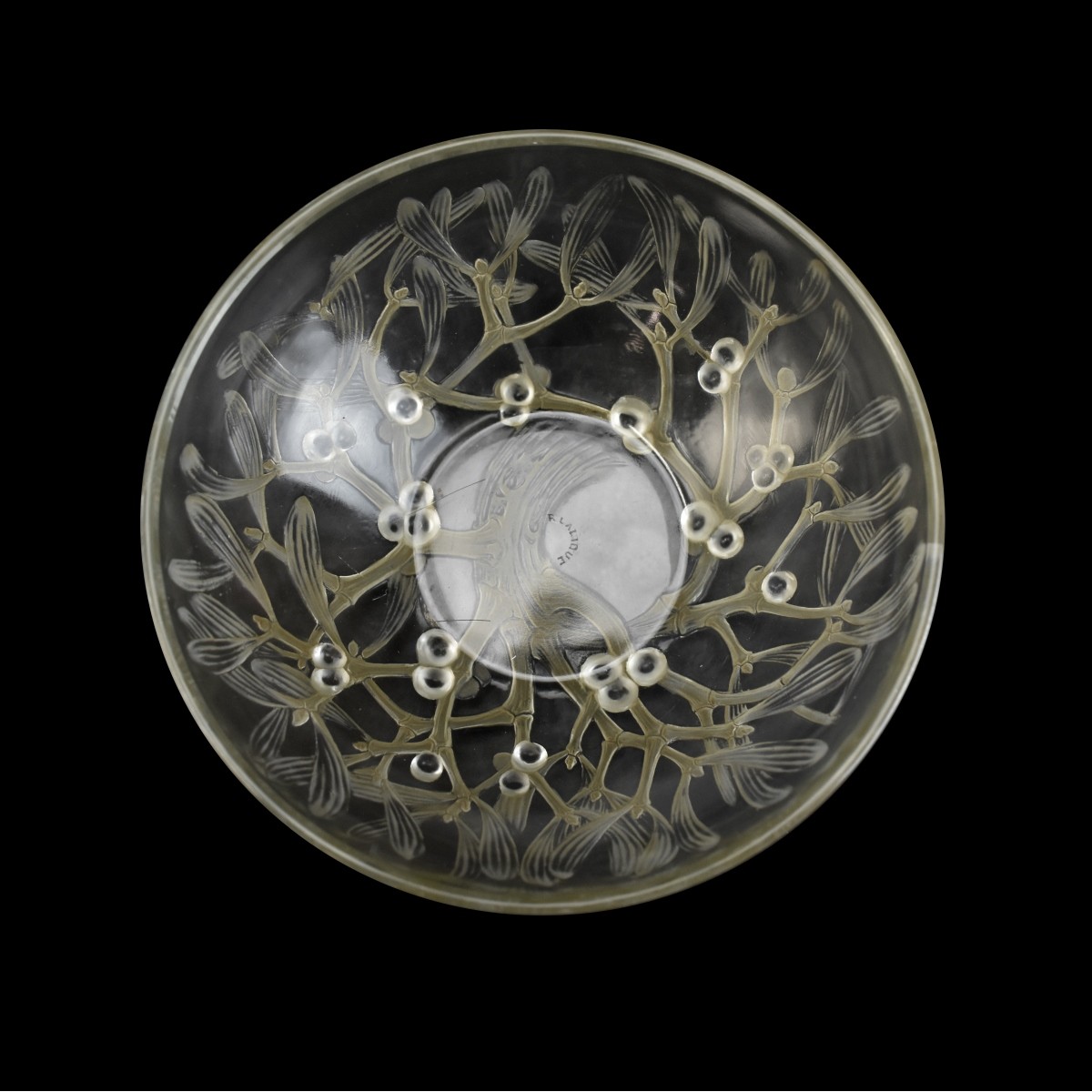 Rene Lalique "Gui" Bowl