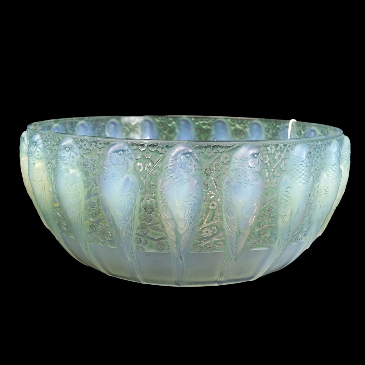 Rene Lalique "Perruches" Bowl