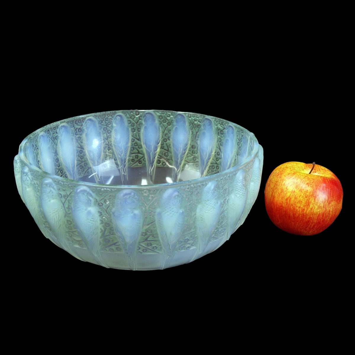 Rene Lalique "Perruches" Bowl