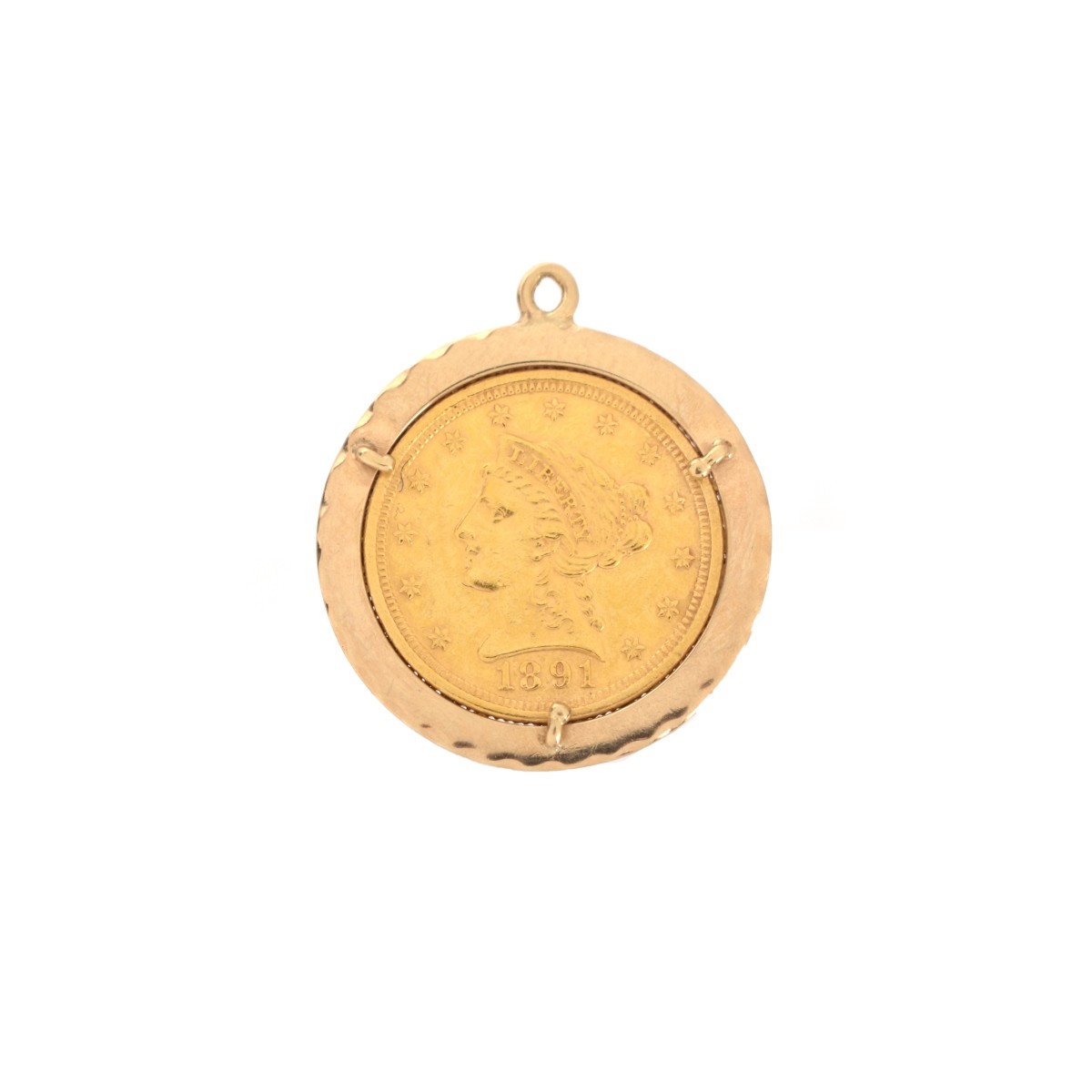 1891 US Gold Liberty Head $2.50