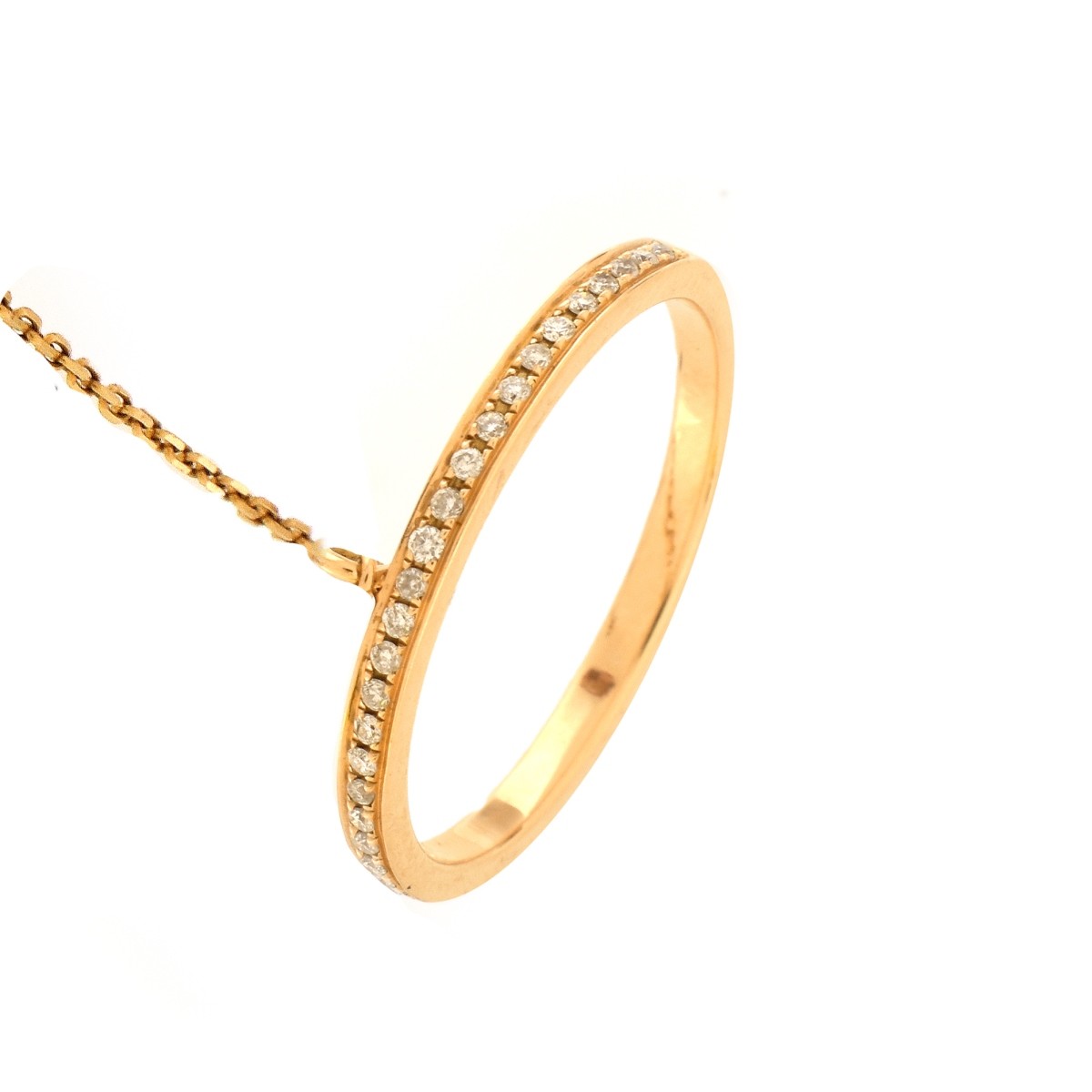 Cartier style Diamond and 18K Cuff / Ring