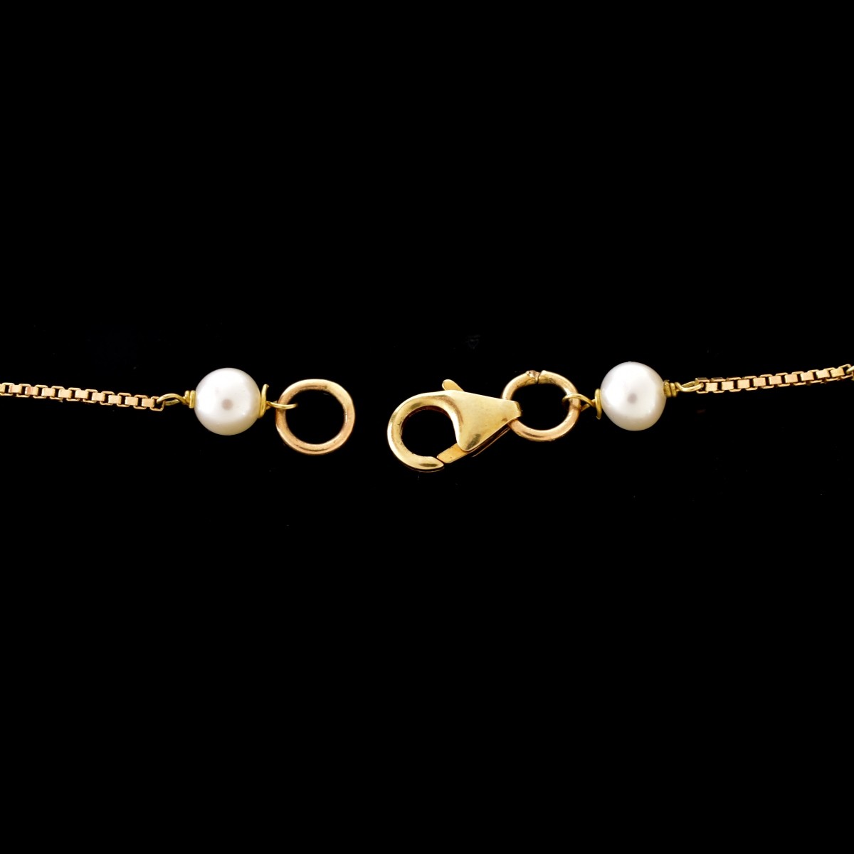 Diamond, Emerald, Pearl and 18K Tassel Necklace