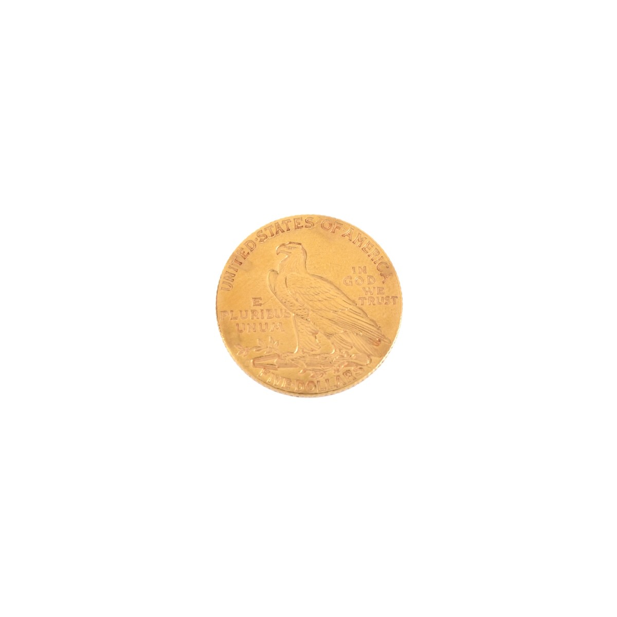 1916-S US Gold Indian Head $5.00