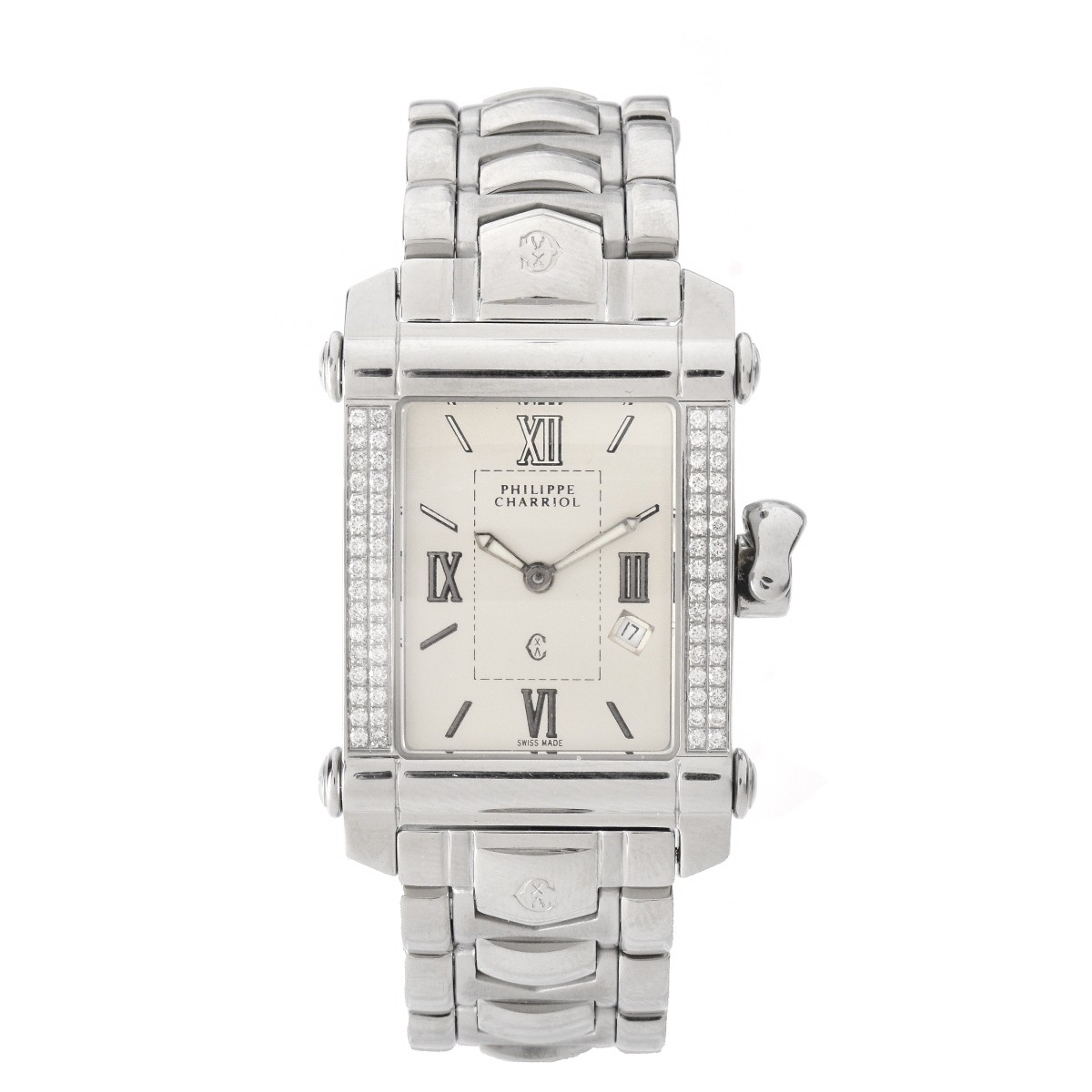 Charriol Diamond and Stainless Steel watch