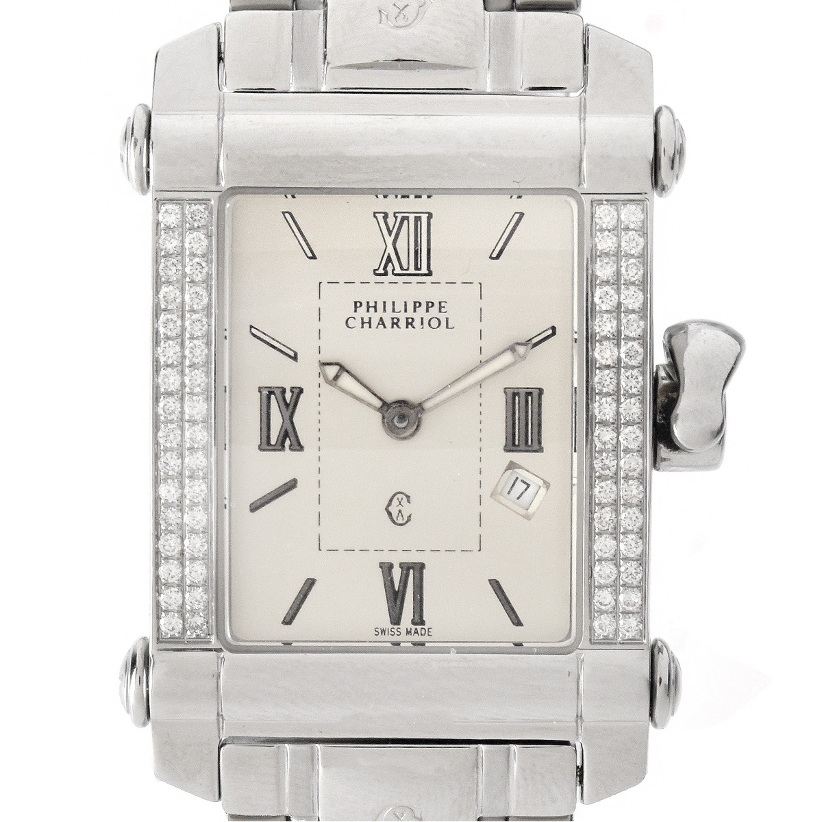 Charriol Diamond and Stainless Steel watch