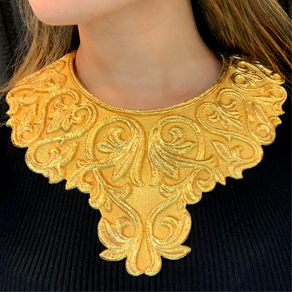 Zolotas 18K Bib Necklace