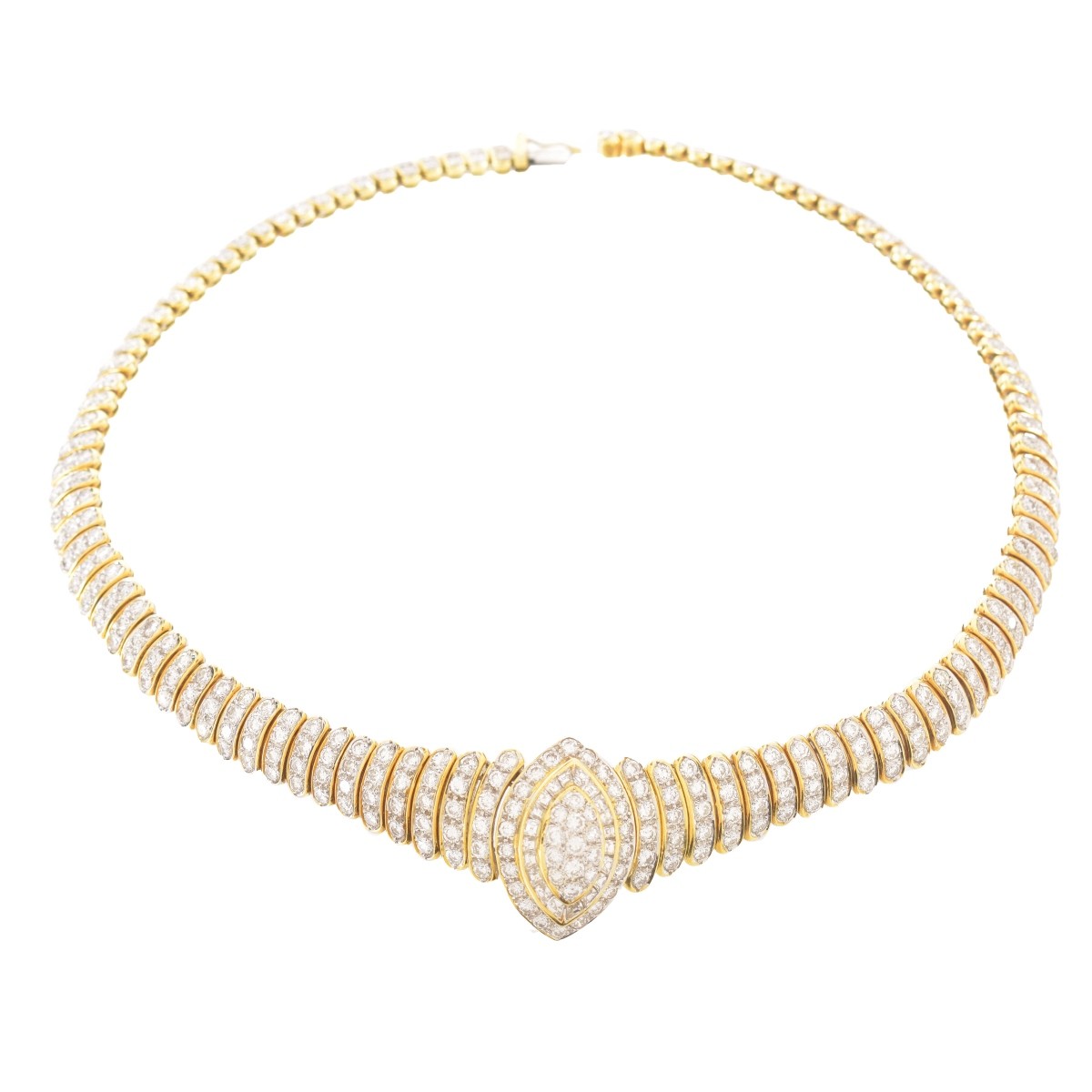 Diamond and 18K Necklace