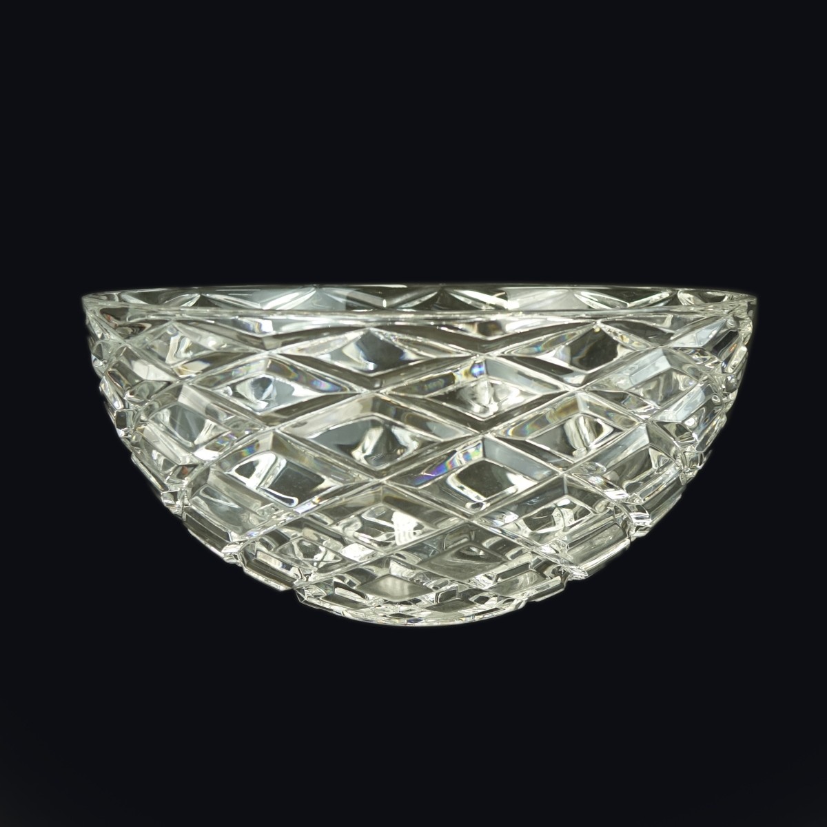 Tiffany & Co. Diamond Cut Crystal Bowl