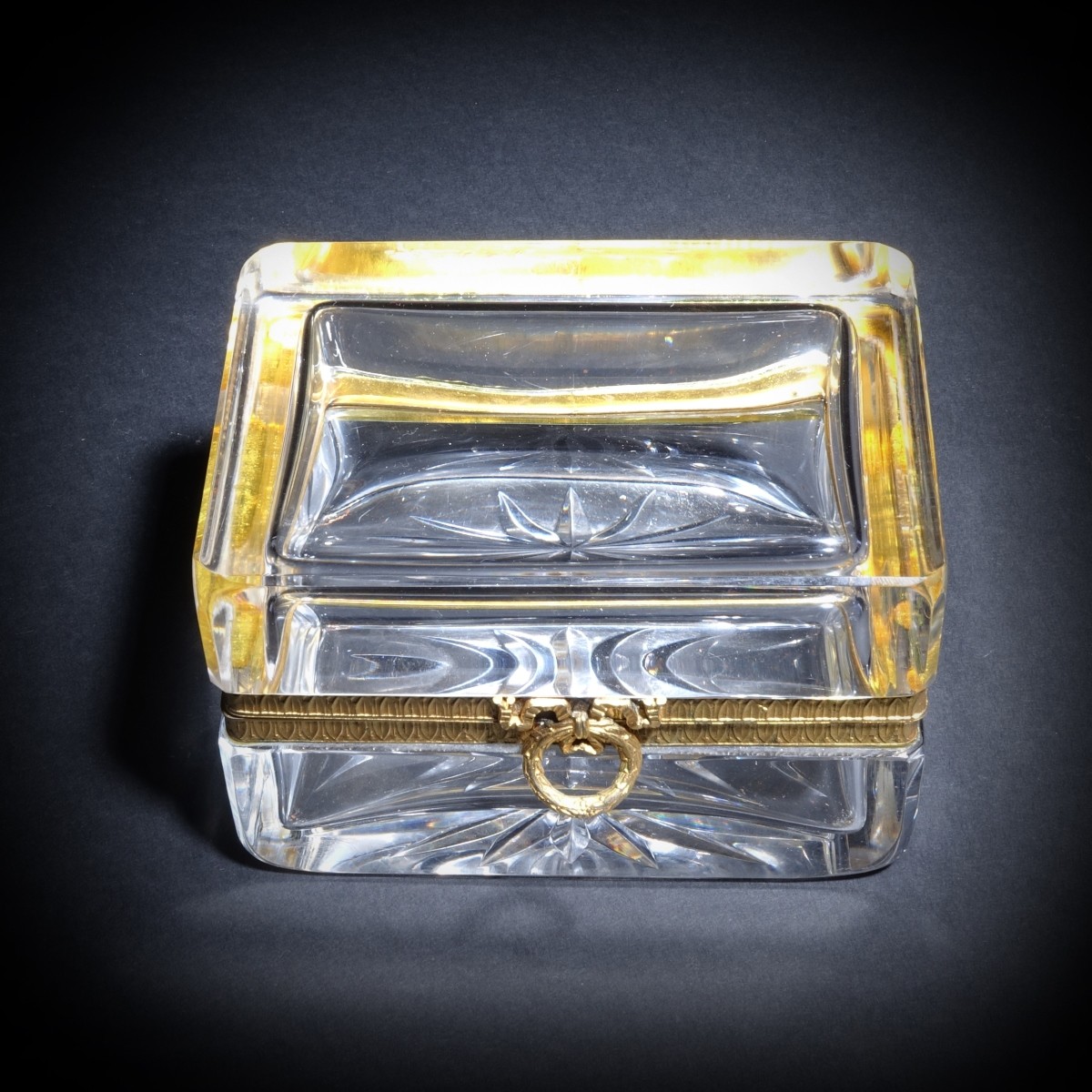 Baccarat Crystal Casket Box