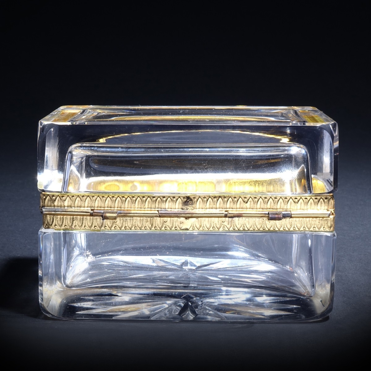 Baccarat Crystal Casket Box