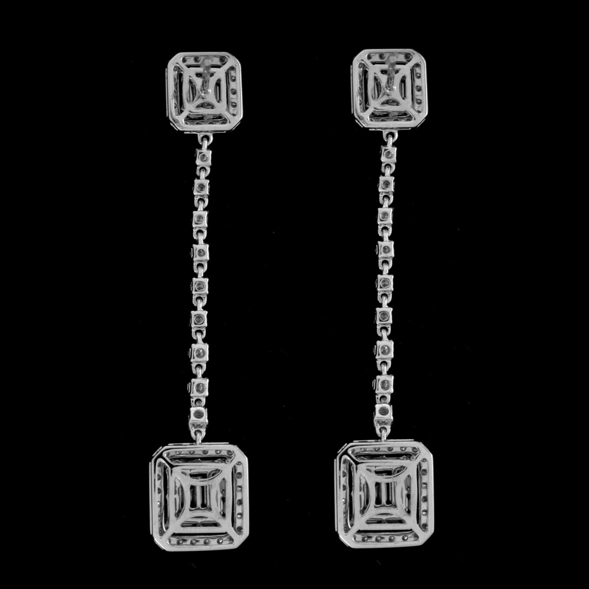 Diamond and 18K Earrings