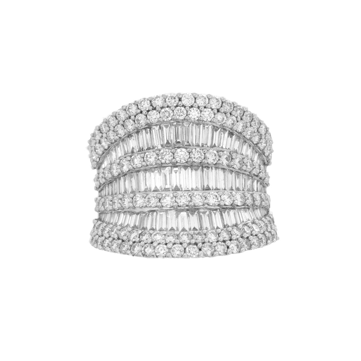 Diamond and 18K Ring