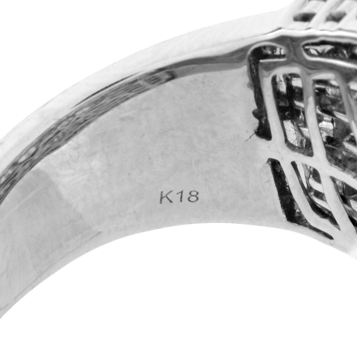 Diamond and 18K Ring