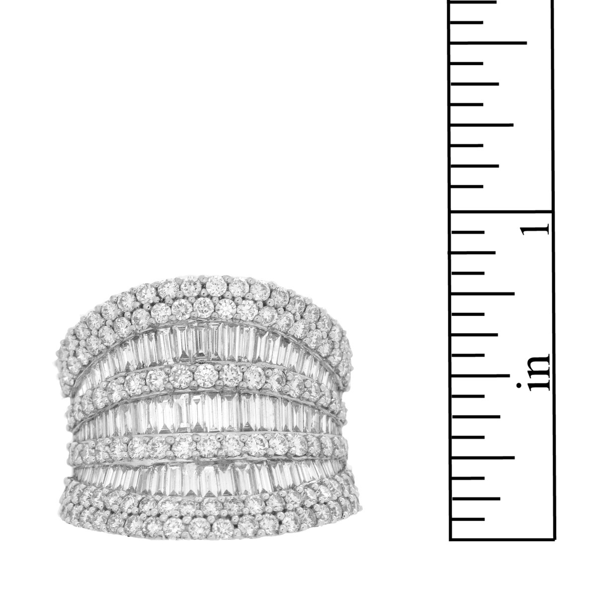 Diamond and 18K Ring