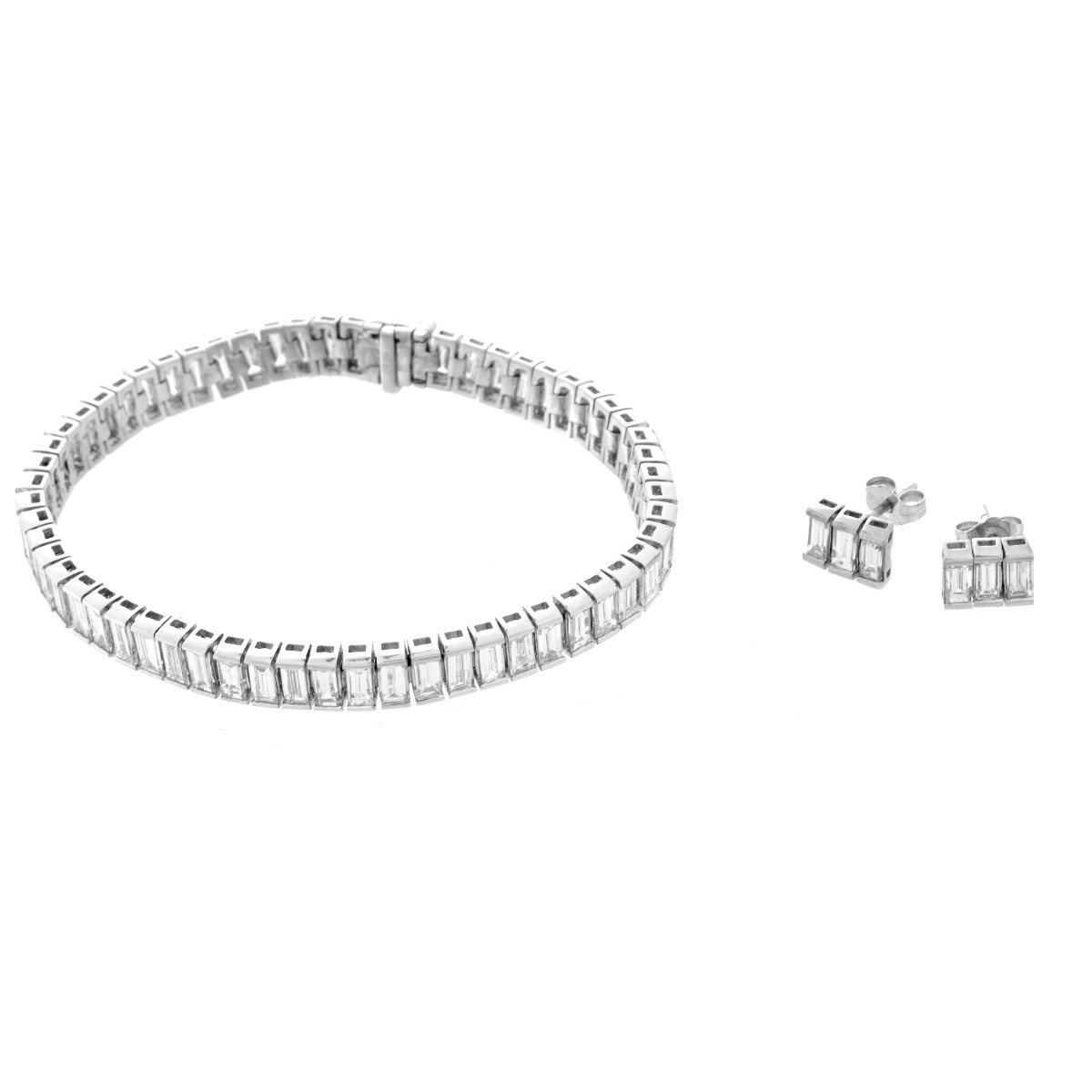 Diamond and Platinum Bracelet