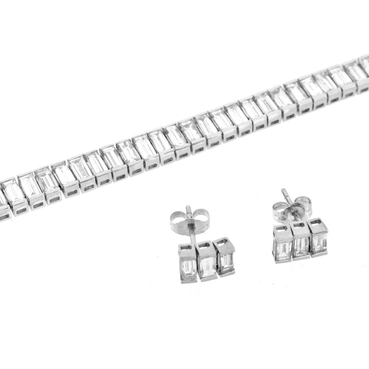 Diamond and Platinum Bracelet