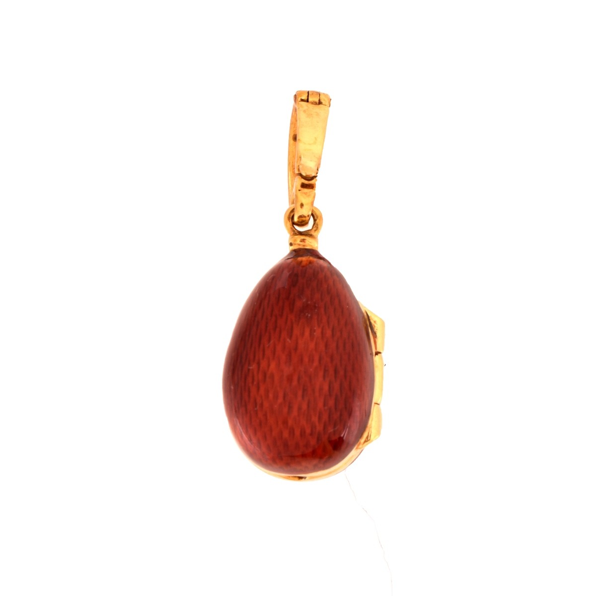 Faberge 18K and Enamel Egg Pendant