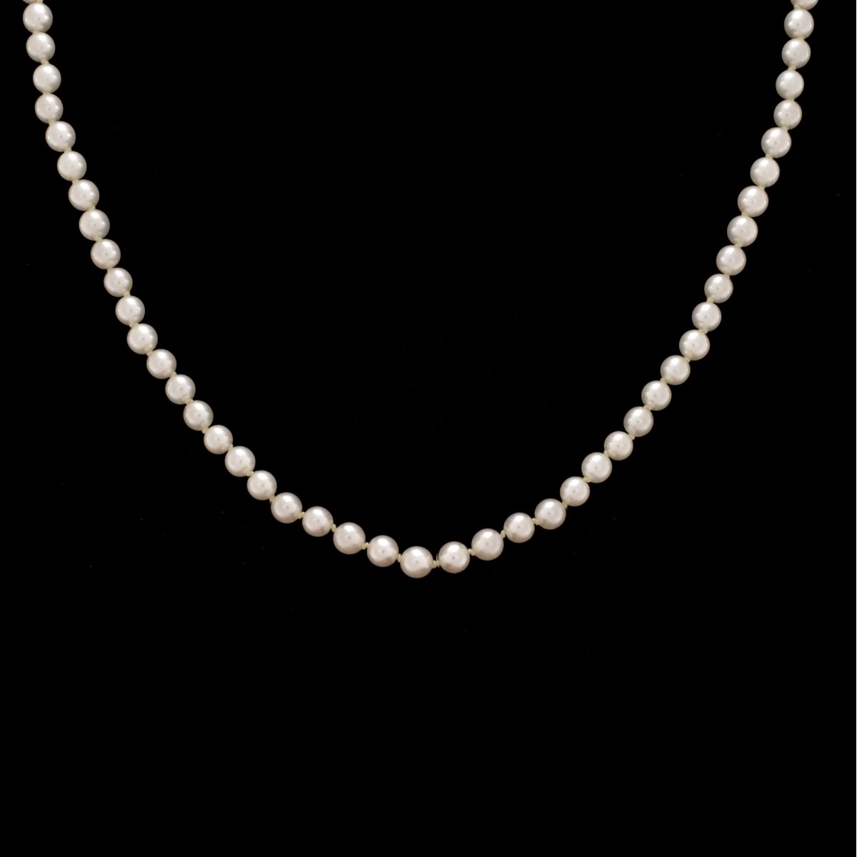 5.0mm Pearl and 14K Necklace