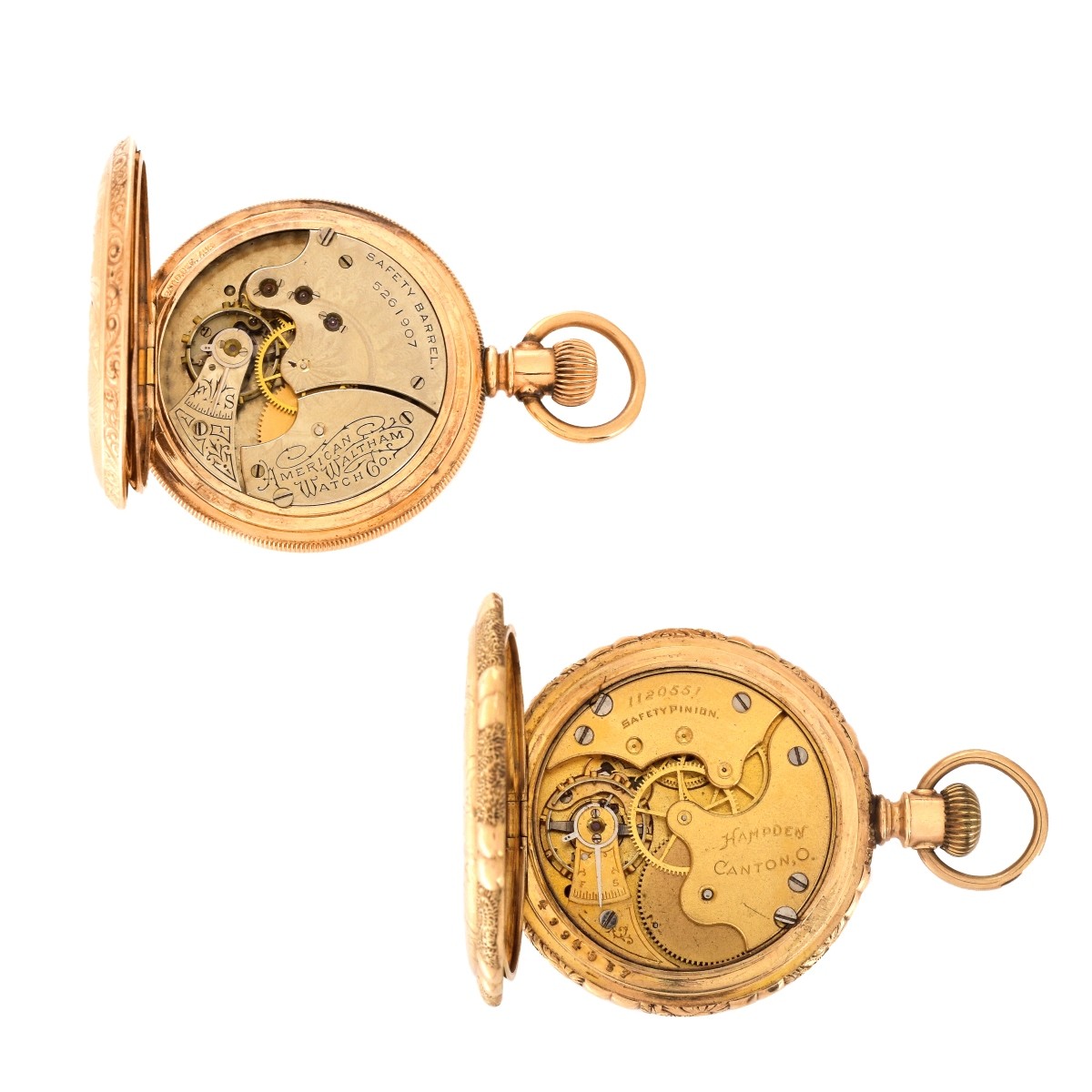 Antique Gold Filled Pocket Watches