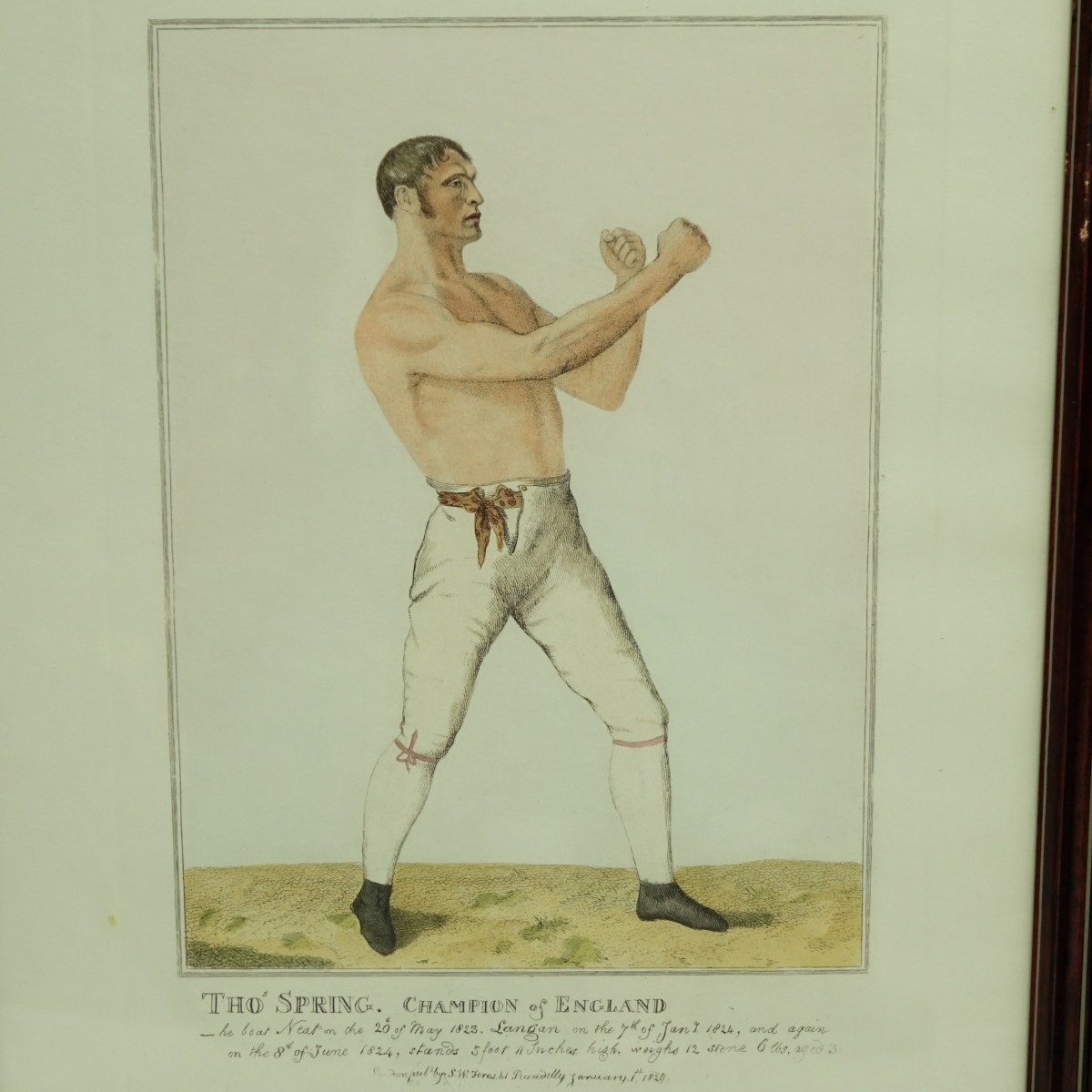 3 Fores' Boxing Sporting Engravings