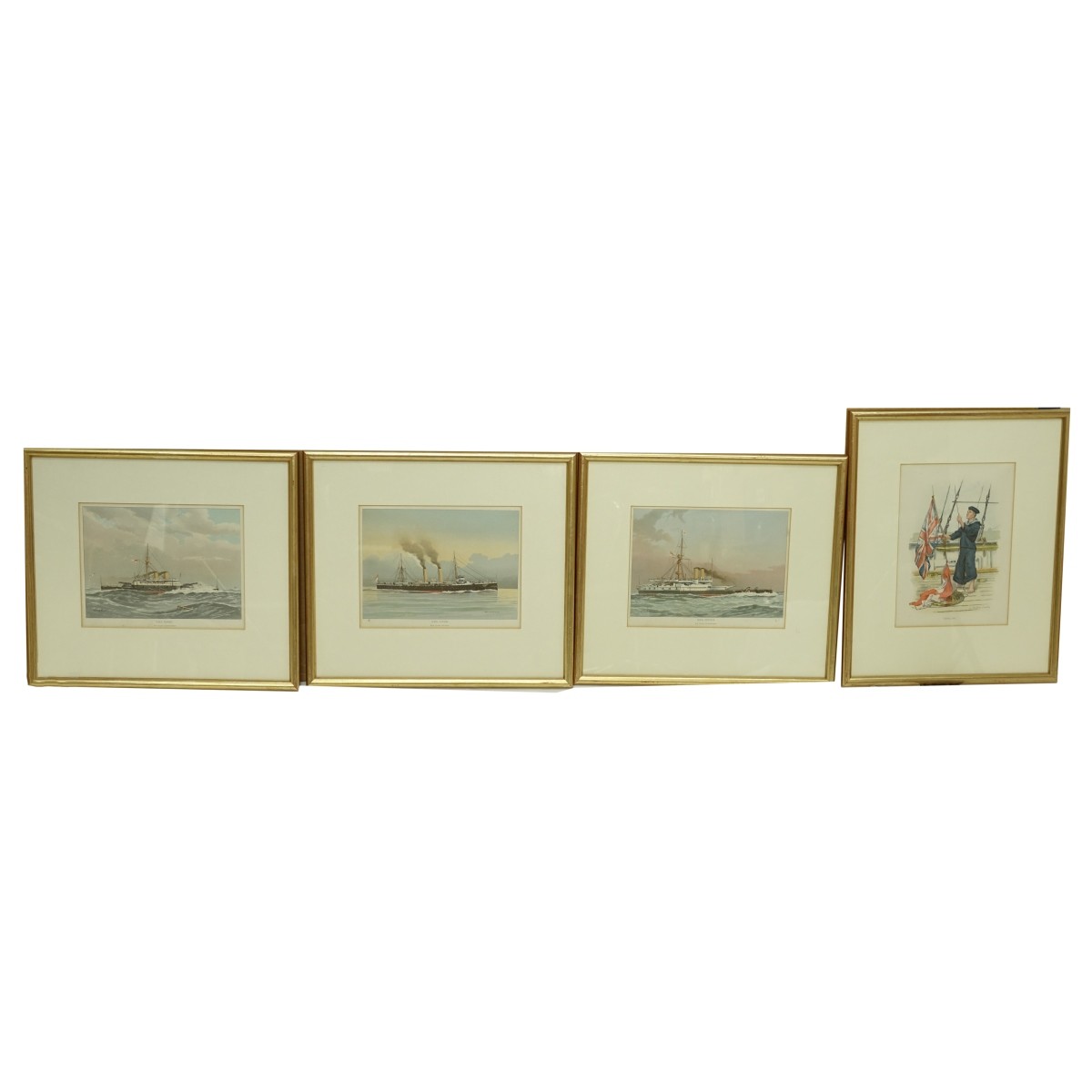 Four (4) Nautical Prints