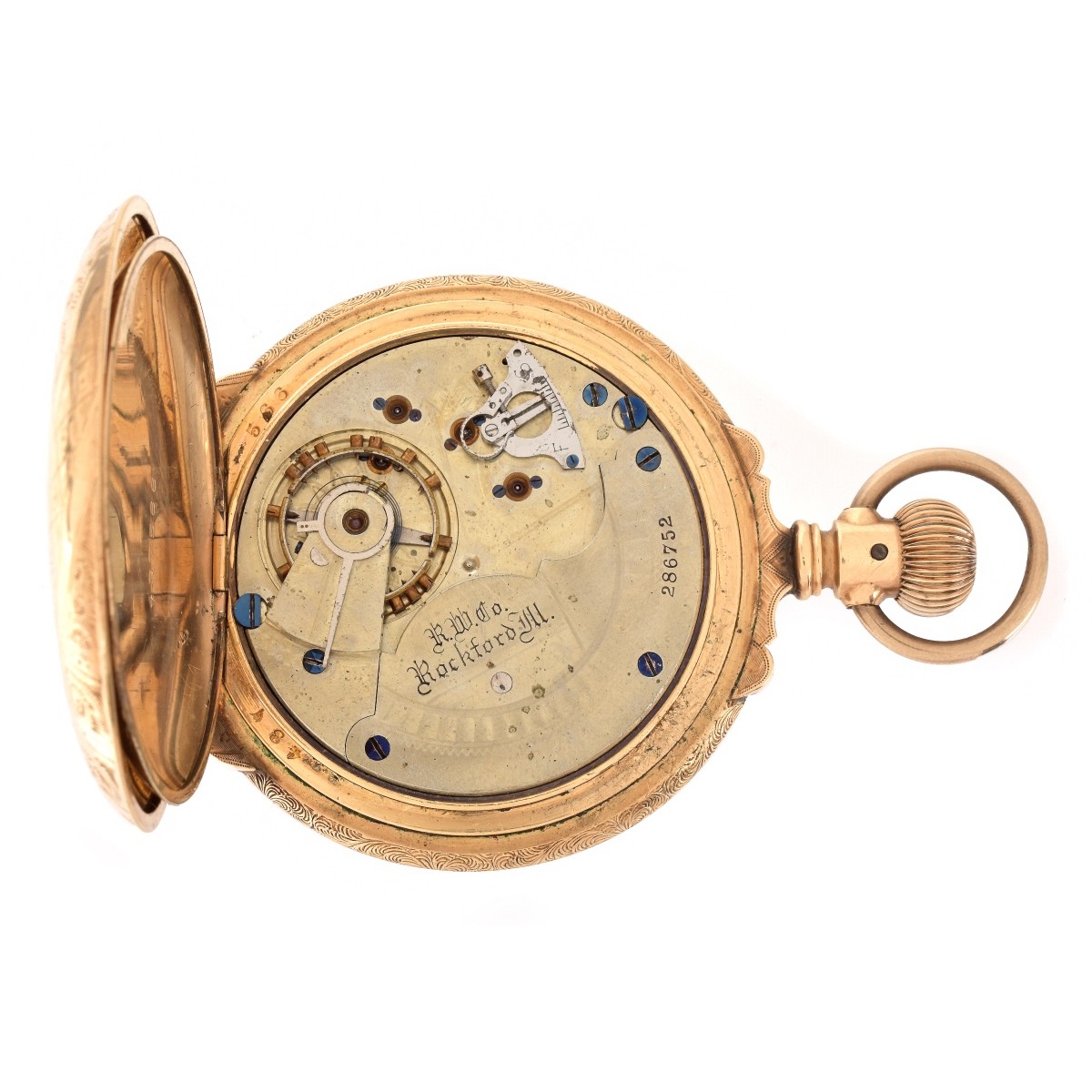 Antique Rockford 14K Pocket Watch