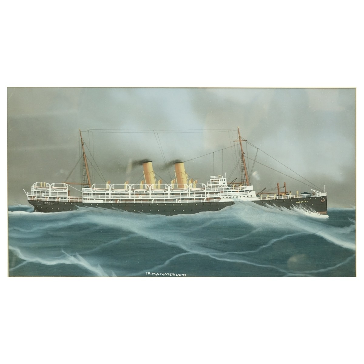 R.M.S. Osterley Watercolor