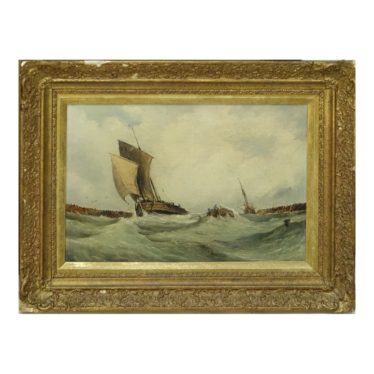 19/20th C. British School Oil on Canvas