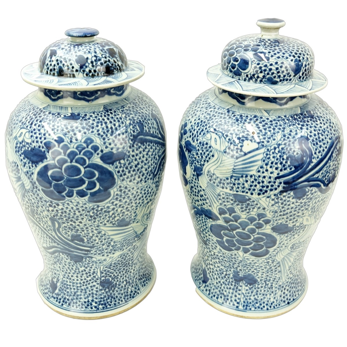 Pair of Chinese Ginger Jars