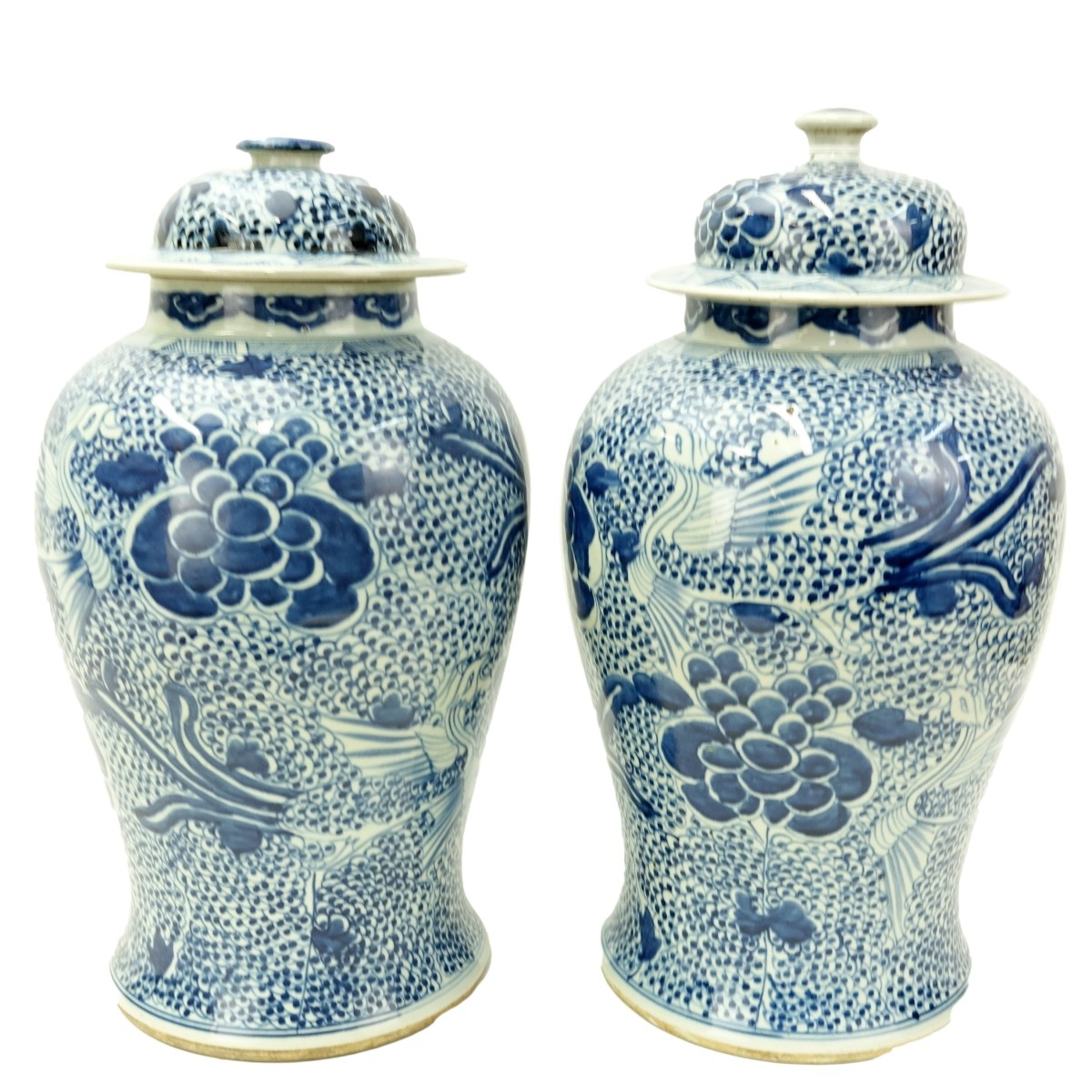 Pair of Chinese Ginger Jars