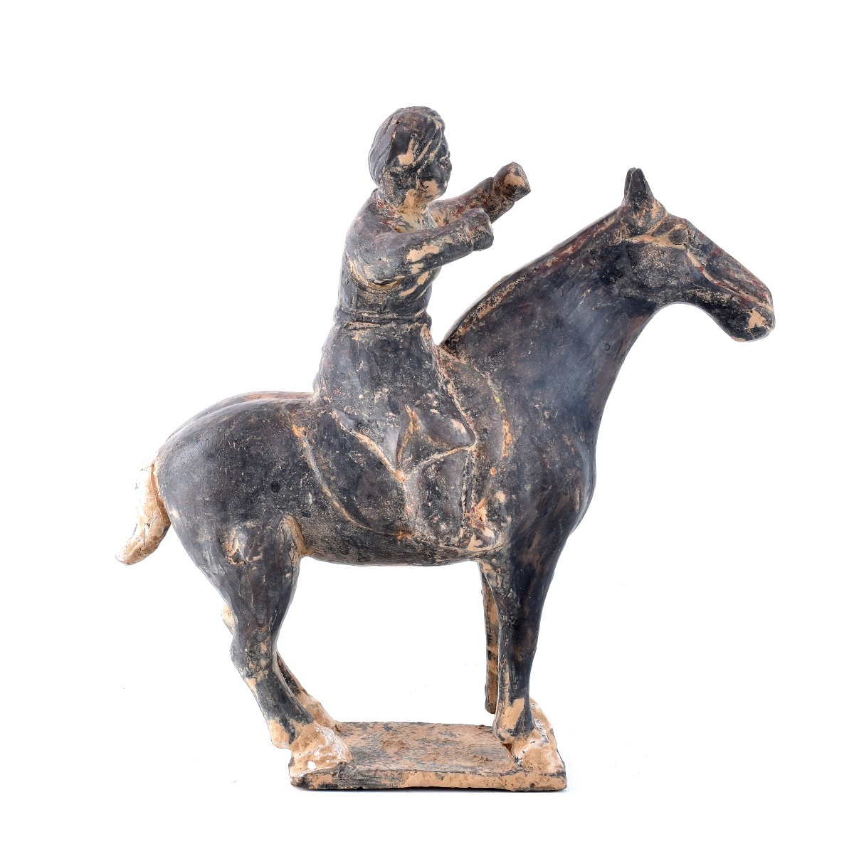 Chinese Tomb Figure on Horseback