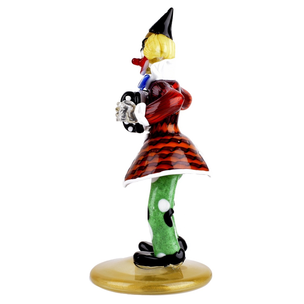 Murano Art Glass Clown Figurine