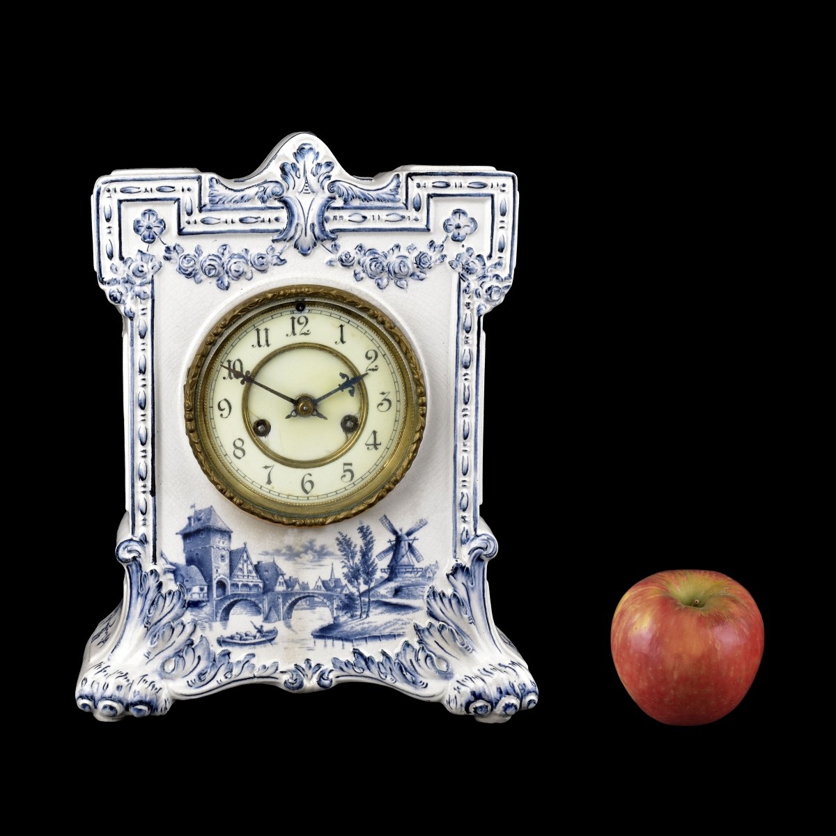 Waterbury Clock Co. Porcelain Clock