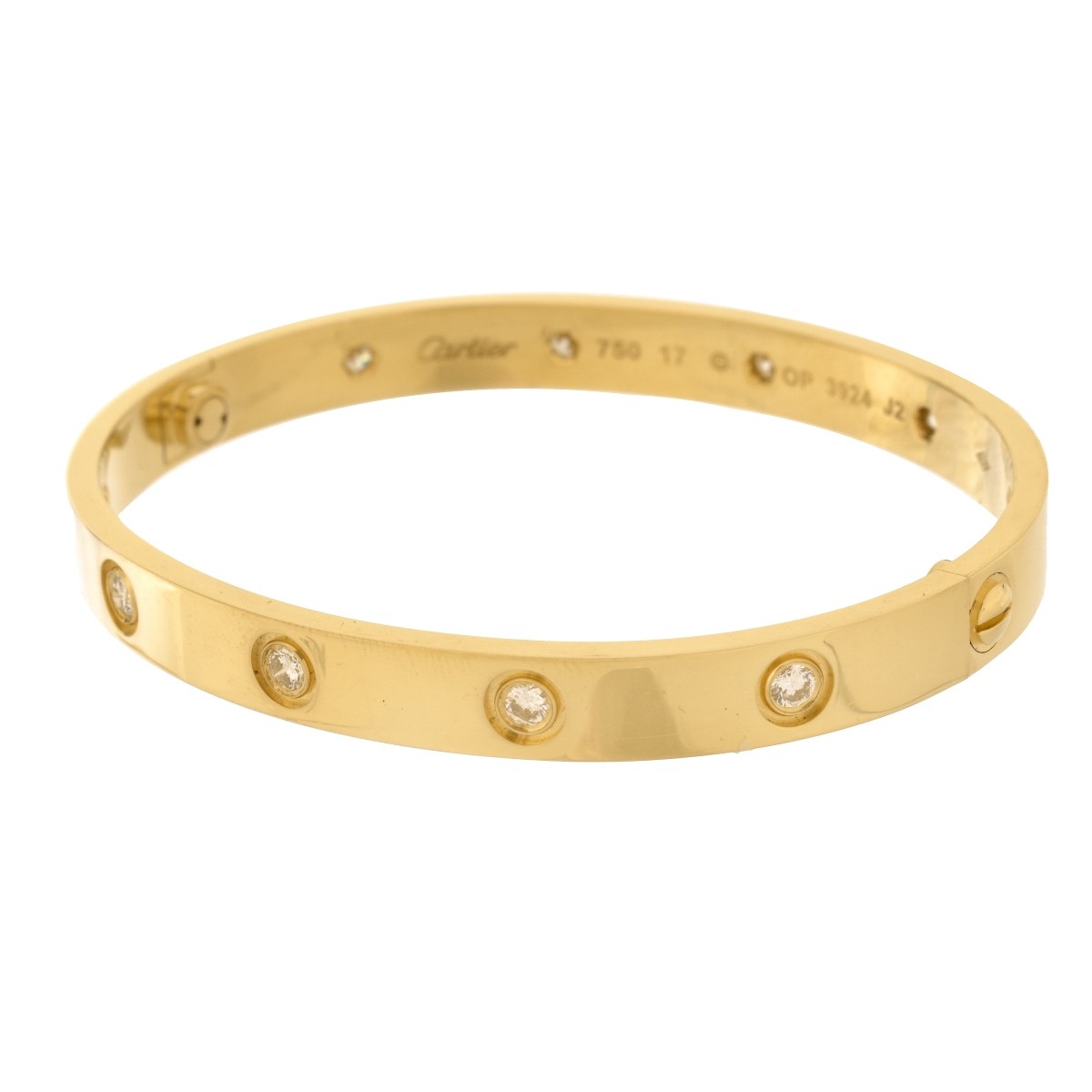 Cartier Diamond and 18K Love Bracelet