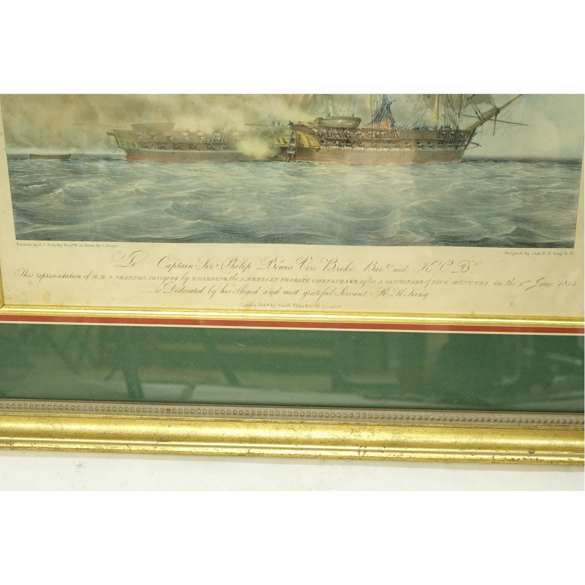 Naval Battle Lithographs