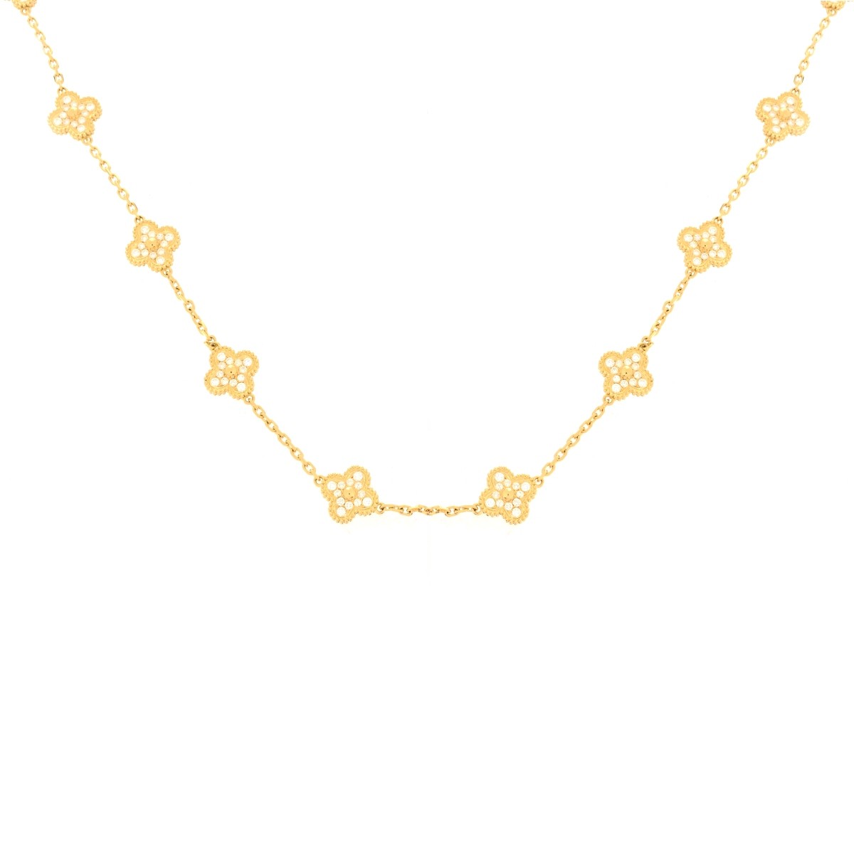 Van Cleef & Arpels Alhambra style Necklace