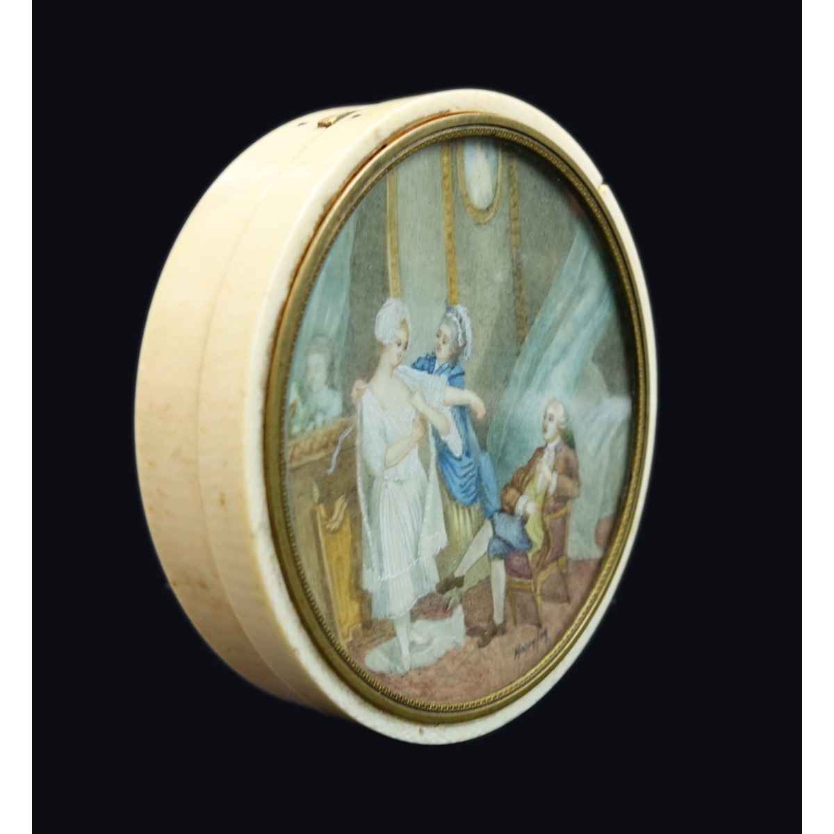 19th Century French Ivory Box