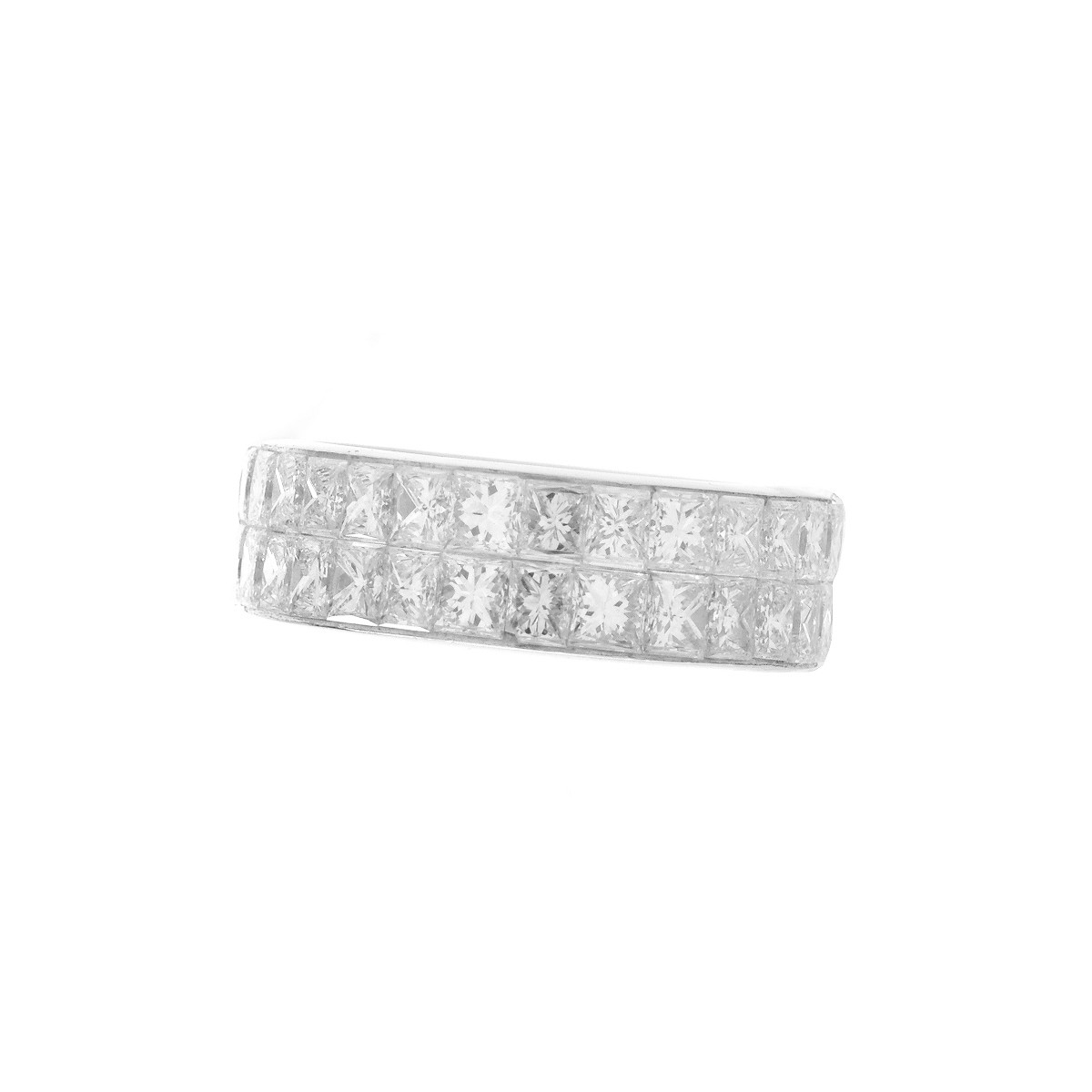 Diamond and Platinum Eternity Band