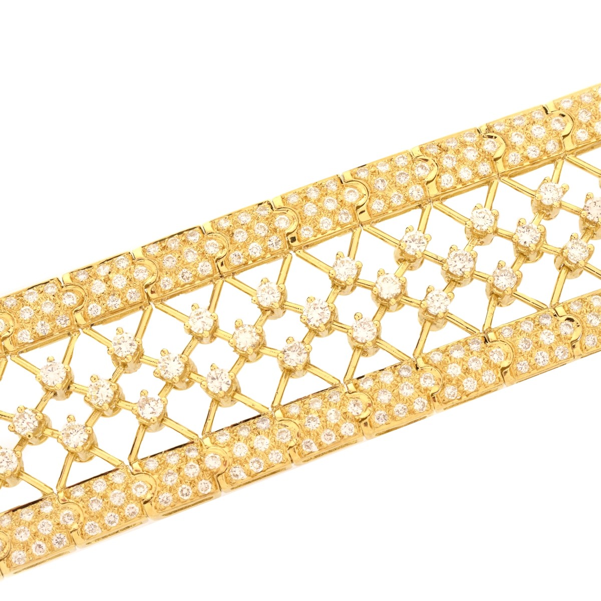 Diamond and 18K Bracelet