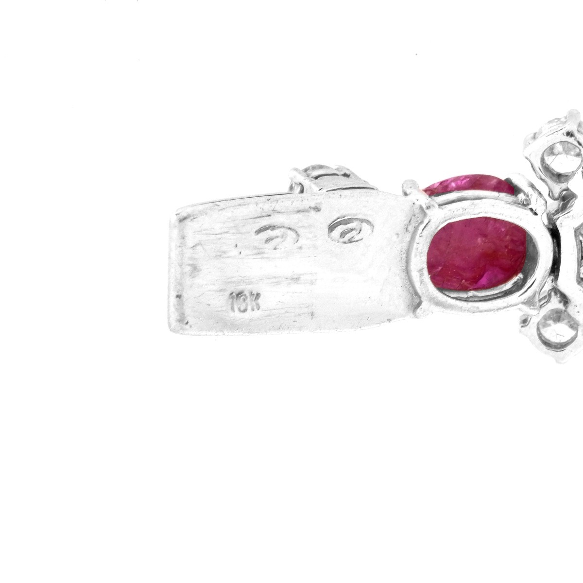 Burma Ruby, Diamond and 18K Bracelet