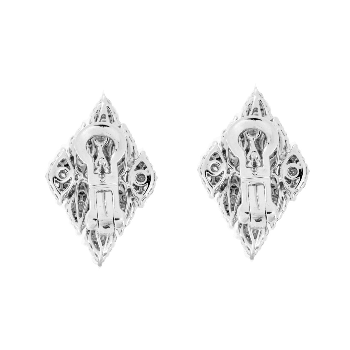 Diamond and 18K Earrings