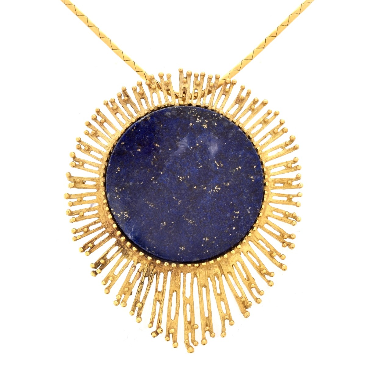 Lapis Luzuli and 14K Necklace