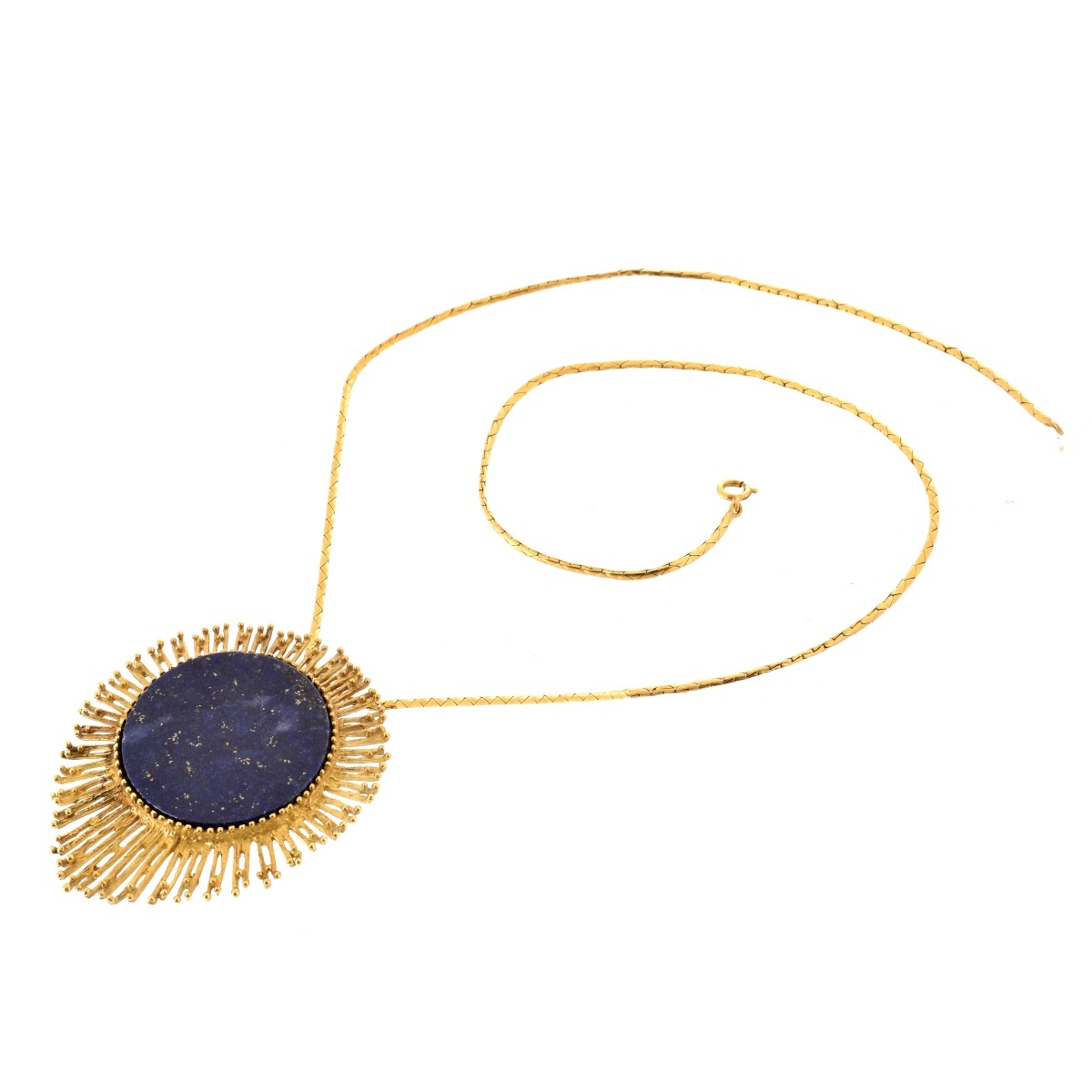 Lapis Luzuli and 14K Necklace