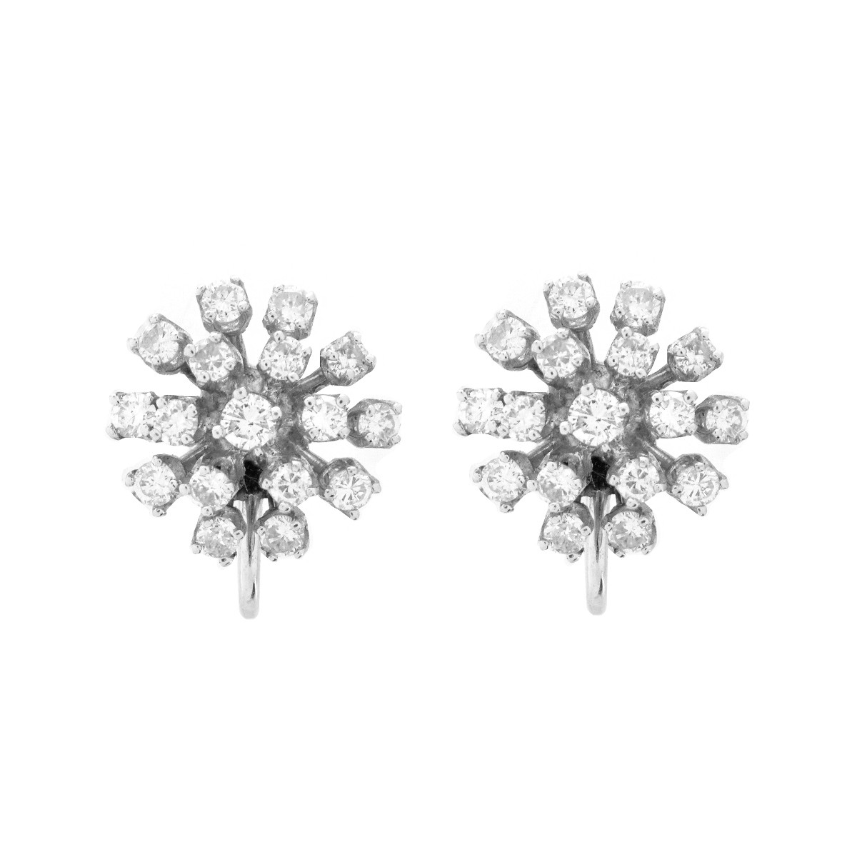 Diamond and 14K Earrings